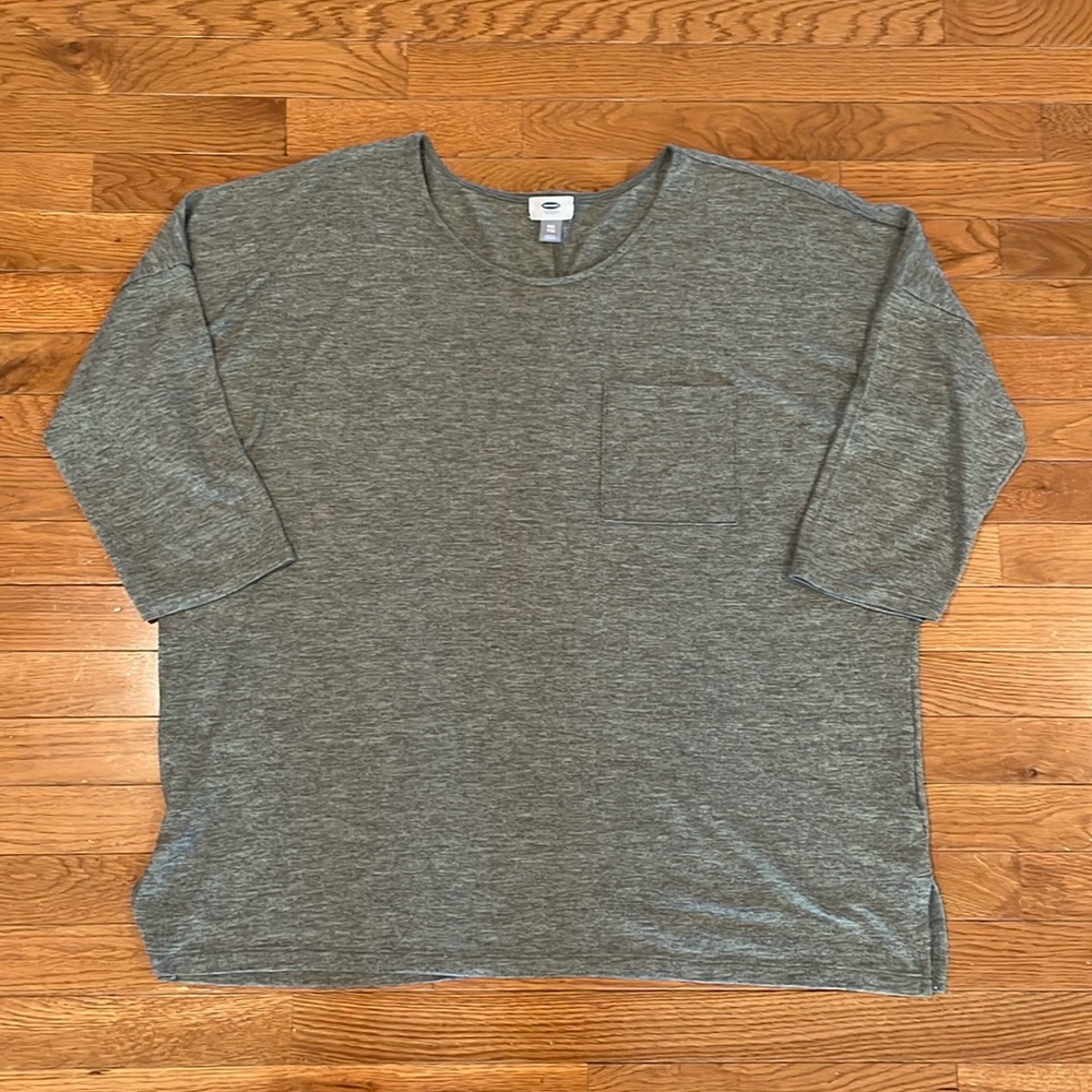 Old Navy lightweight sweater - Heather green gray - size xxl